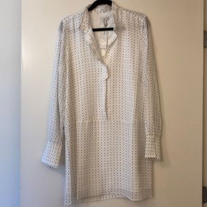 Joie silk like dress.